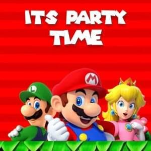 Mario Theme Birthday Invitation EH-280
