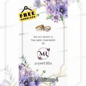 Engagement Invitation EH-486